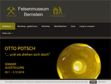 Tablet Screenshot of felsenmuseum.at